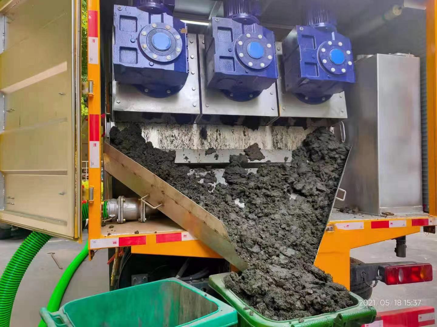 绿园化粪池清掏城市维护站-泥浆净化干湿分离处理